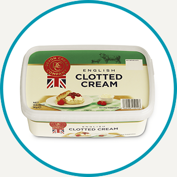 English Clotted Cream, 1KG Tub
