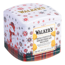 Load image into Gallery viewer, Mini Walker's Shortbread Festive Shapes Tin
