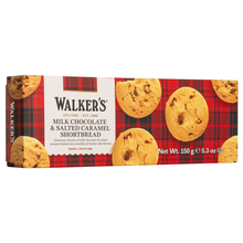 Load image into Gallery viewer, Walker's Salted Caramel &amp; Milk Chocolate Shortbread
