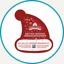 Load image into Gallery viewer, Coombe Castle Christmas Hat British Cheddar Wax Truckle
