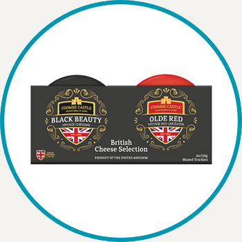 Coombe Castle Cheese Duo Packaging