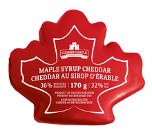 Load image into Gallery viewer, Coombe Castle Maple Syrup Cheddar Cheese (Red Leaf)
