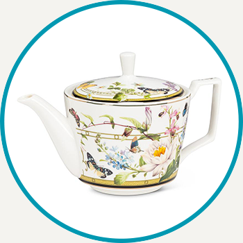 Butterfly Garden Teapot