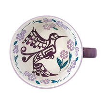 Load image into Gallery viewer, Porcelain Art Mug - Hummingbird by Francis Dick, Kwakwaka&#39;wakw
