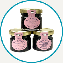Load image into Gallery viewer, Black Currant &amp; Sloe Gin Jam Mini Jar (1oz)
