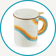 Load image into Gallery viewer, Rainbow Infuser Mug with Lid
