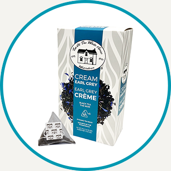 Cream Earl Grey Pyramid Tea Bags (12 Tea Bags)