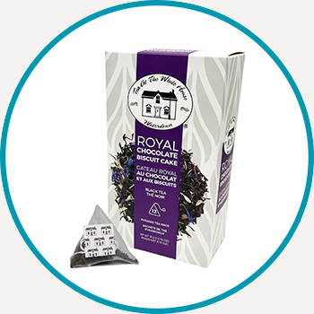Royal Chocolate Biscuit Cake Pyramid Tea Bags (12 Tea Bags)