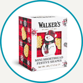 Walker's Mini Festive Shapes Snowman Box