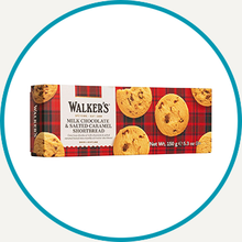 Load image into Gallery viewer, Walker's Salted Caramel &amp; Milk Chocolate Shortbread
