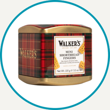 Load image into Gallery viewer, Mini Walker's Shortbread Fingers Tartan Tin
