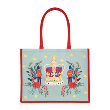 Load image into Gallery viewer, Buckingham Palace Christmas Large Juco Bag
