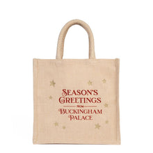 Load image into Gallery viewer, Buckingham Palace Seasons Greetings Juco Bag

