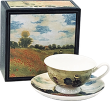 Load image into Gallery viewer, Monet Poppies Tea Cup &amp; Saucer
