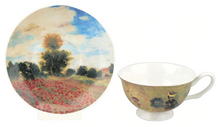 Load image into Gallery viewer, Monet Poppies Tea Cup &amp; Saucer
