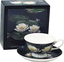 Load image into Gallery viewer, Monet Water Lilies Tea Cup &amp; Saucer
