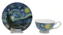 Load image into Gallery viewer, Van Gogh Starry Night Tea Cup &amp; Saucer
