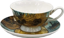 Load image into Gallery viewer, Van Gogh Sunflowers Tea Cup &amp; Saucer
