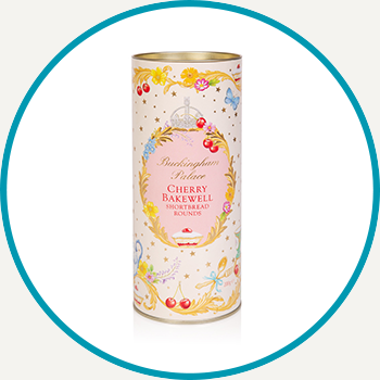 Buckingham Palace Summertime Cherry Bakewell Biscuit Tube