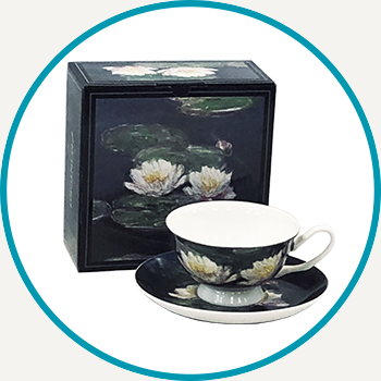 Monet Water Lilies Tea Cup & Saucer