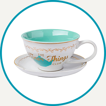 The Office Finer Things Club Tea Cup & Saucer